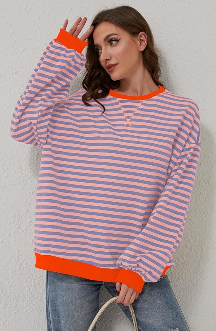 Chic pull coloré ample pour un style décontracté et élégant