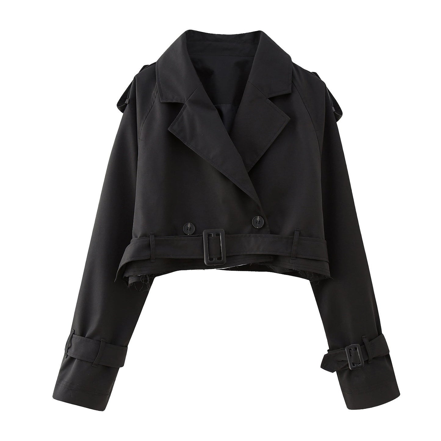 Trench court pour femme style chic urbain tendance