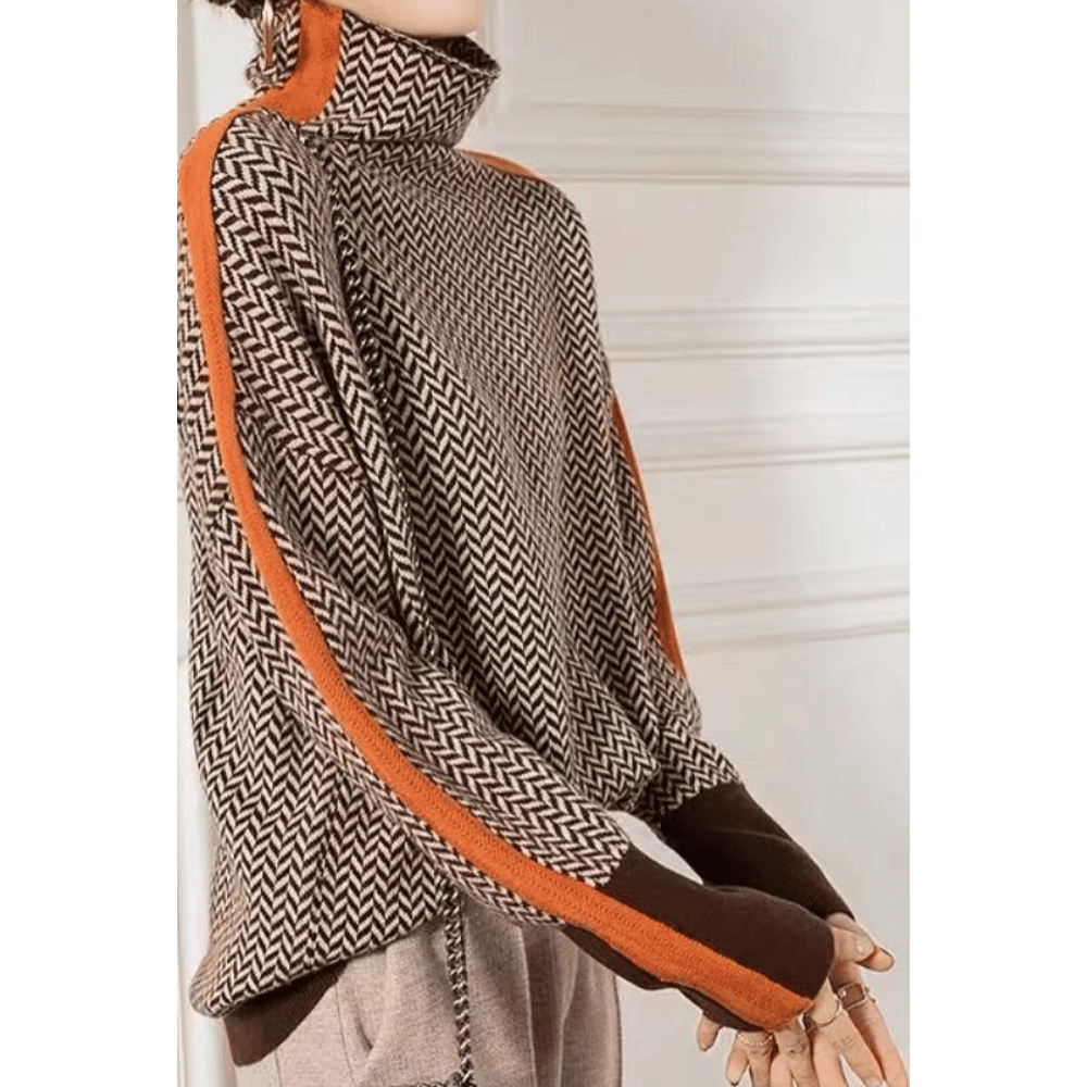 Chic et confortable pull à col roulé pour un style intemporel