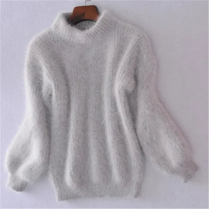 Pull d'hiver col montant très doux pour un confort optimal