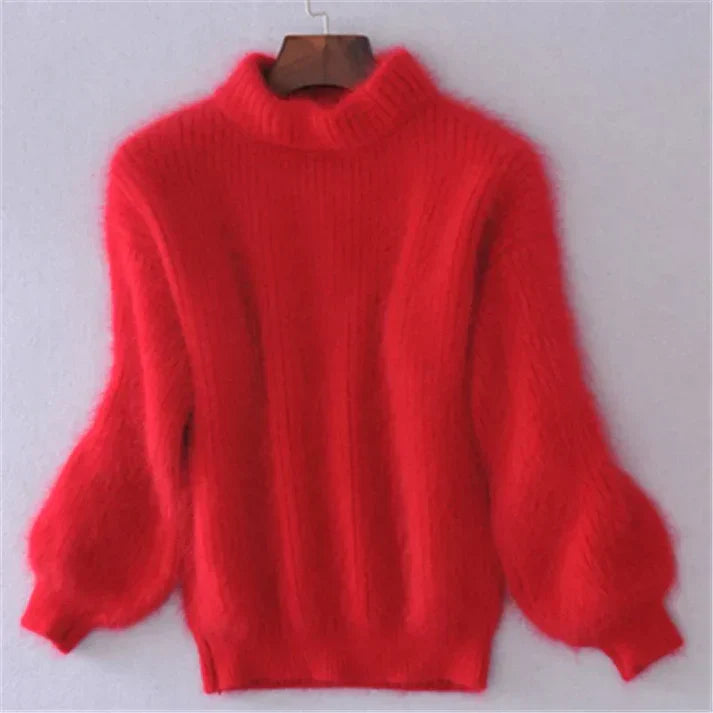Pull d'hiver col montant très doux pour un confort optimal