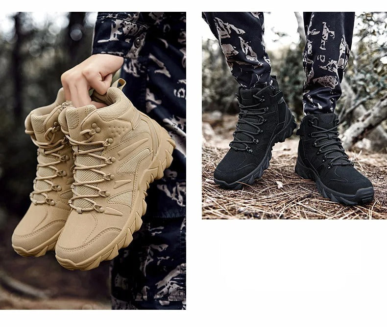 Bottes de randonnée tactiques pour camping et chasse résistantes