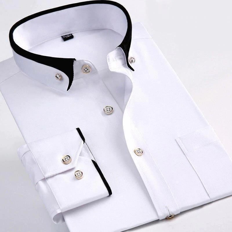 Chemise pour homme ajustée au style raffiné et intemporel
