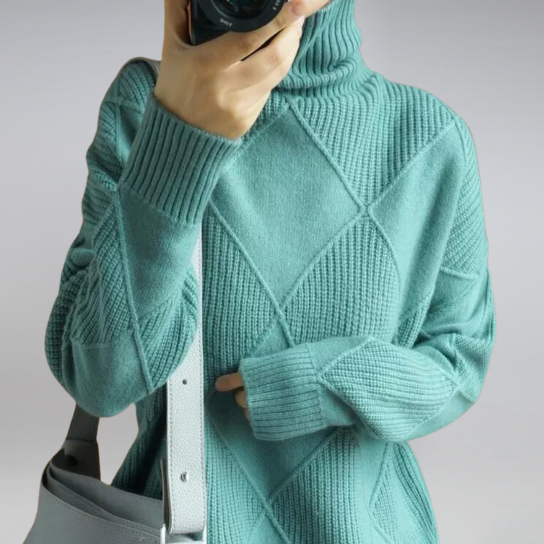Pull col roulé élégant pour un look chic et raffiné