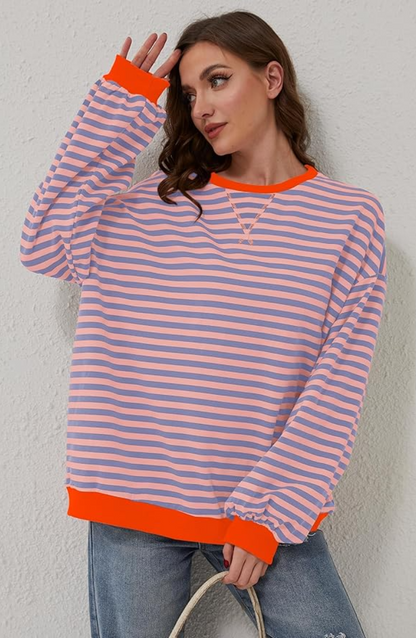 Chic pull coloré ample pour un style décontracté et élégant