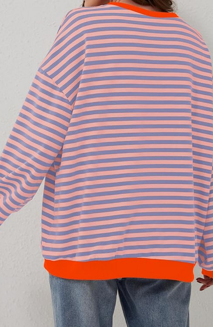 Chic pull coloré ample pour un style décontracté et élégant