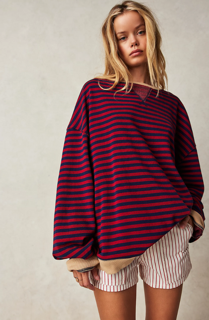Chic pull coloré ample pour un style décontracté et élégant