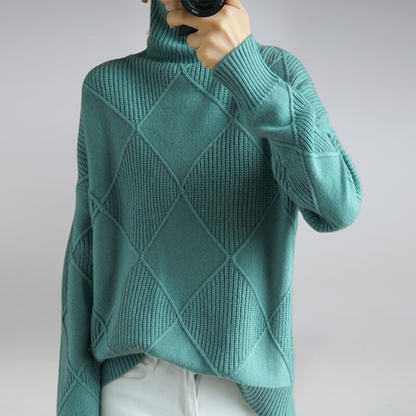 Pull col roulé élégant pour un look chic et raffiné