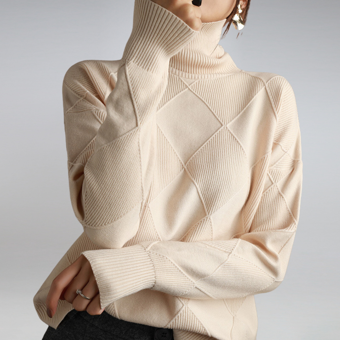 Pull col roulé élégant pour un look chic et raffiné