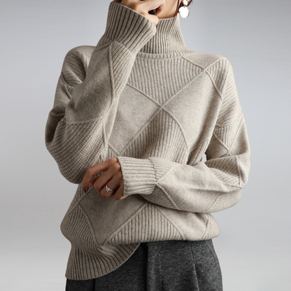 Pull col roulé élégant pour un look chic et raffiné