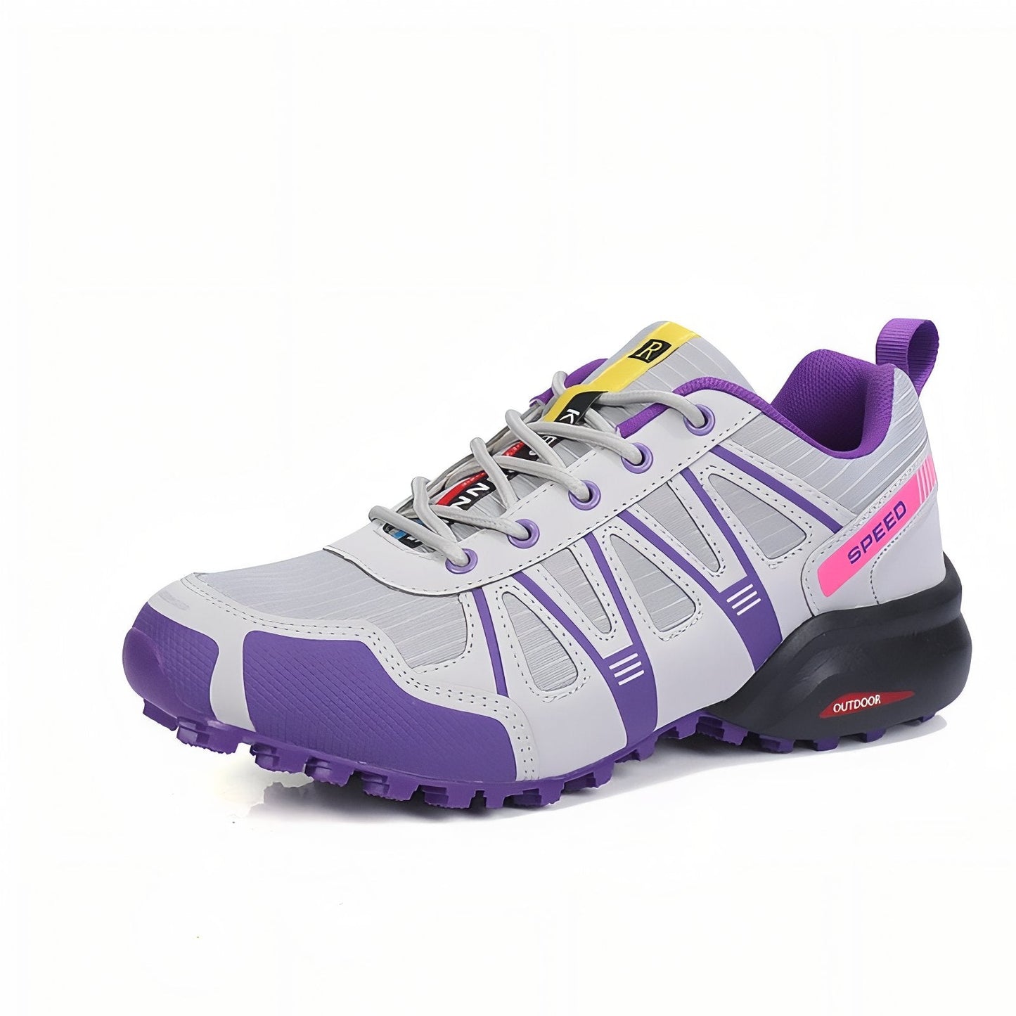 Baskets de randonnée légères et confortables pour femmes en violet