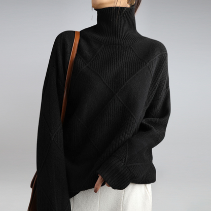 Pull col roulé élégant pour un look chic et raffiné