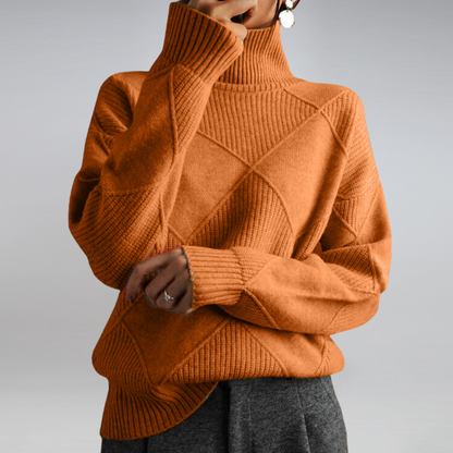 Pull col roulé élégant pour un look chic et raffiné