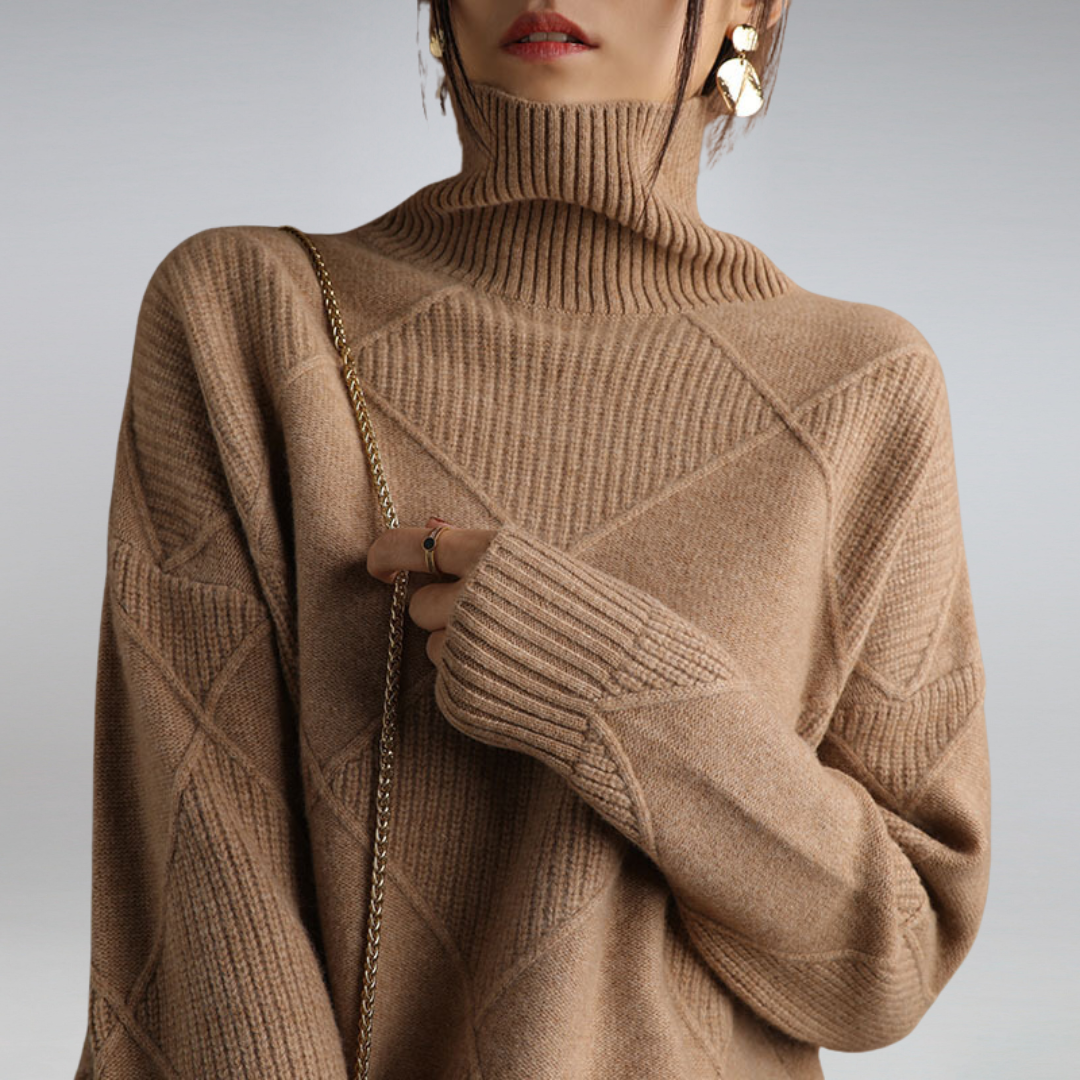 Pull col roulé élégant pour un look chic et raffiné
