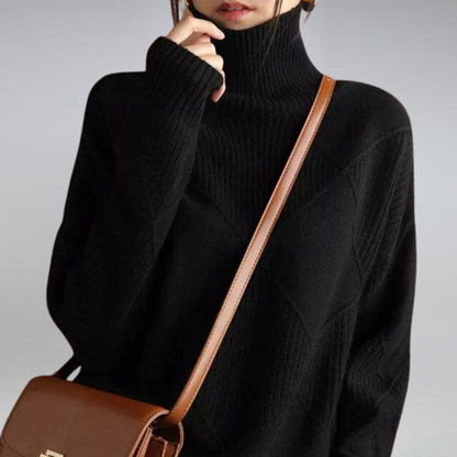 Pull col roulé élégant pour un look chic et raffiné