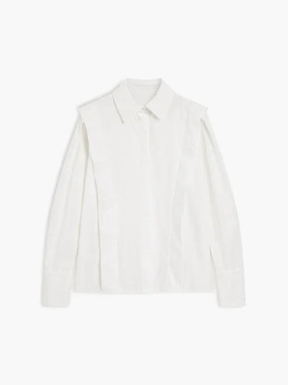Chemise large au design épuré pour un look professionnel élégant