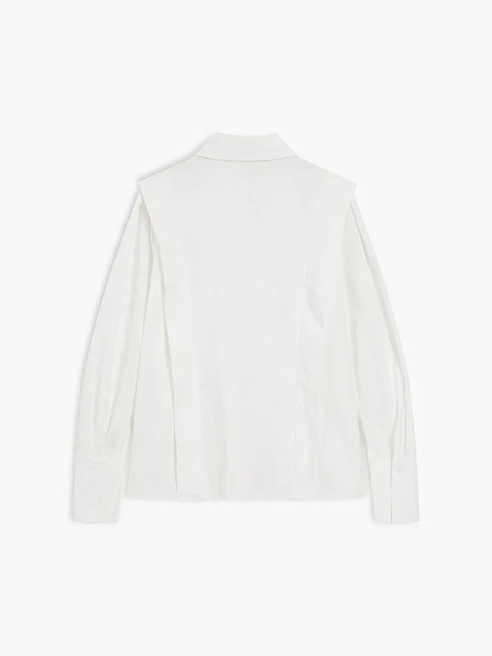 Chemise large au design épuré pour un look professionnel élégant