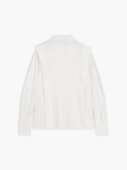 Chemise large au design épuré pour un look professionnel élégant
