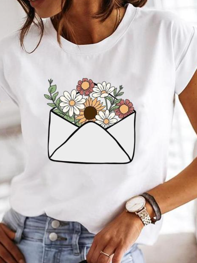 T-shirt d'été féminin léger alliant confort et style chic