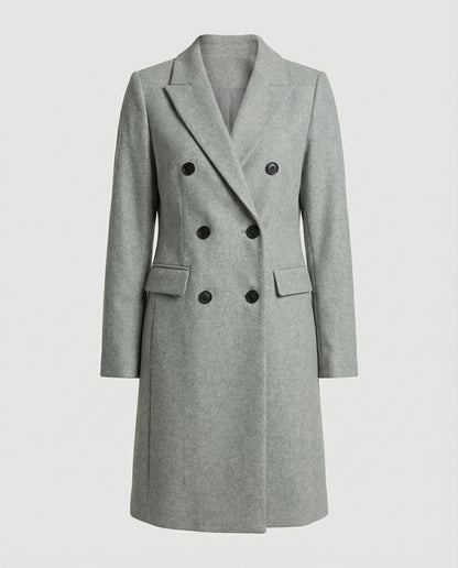 Manteau trench femme douillet idéal pour les journées d'hiver froides