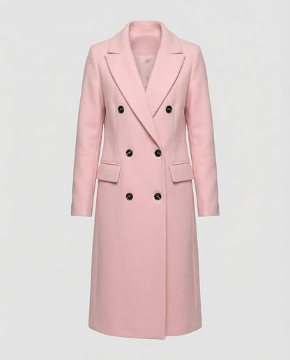 Manteau trench femme douillet idéal pour les journées d'hiver froides