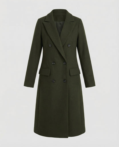 Manteau trench femme douillet idéal pour les journées d'hiver froides