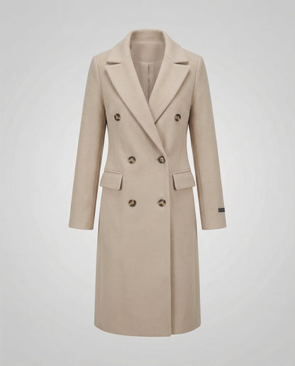 Manteau trench femme douillet idéal pour les journées d'hiver froides
