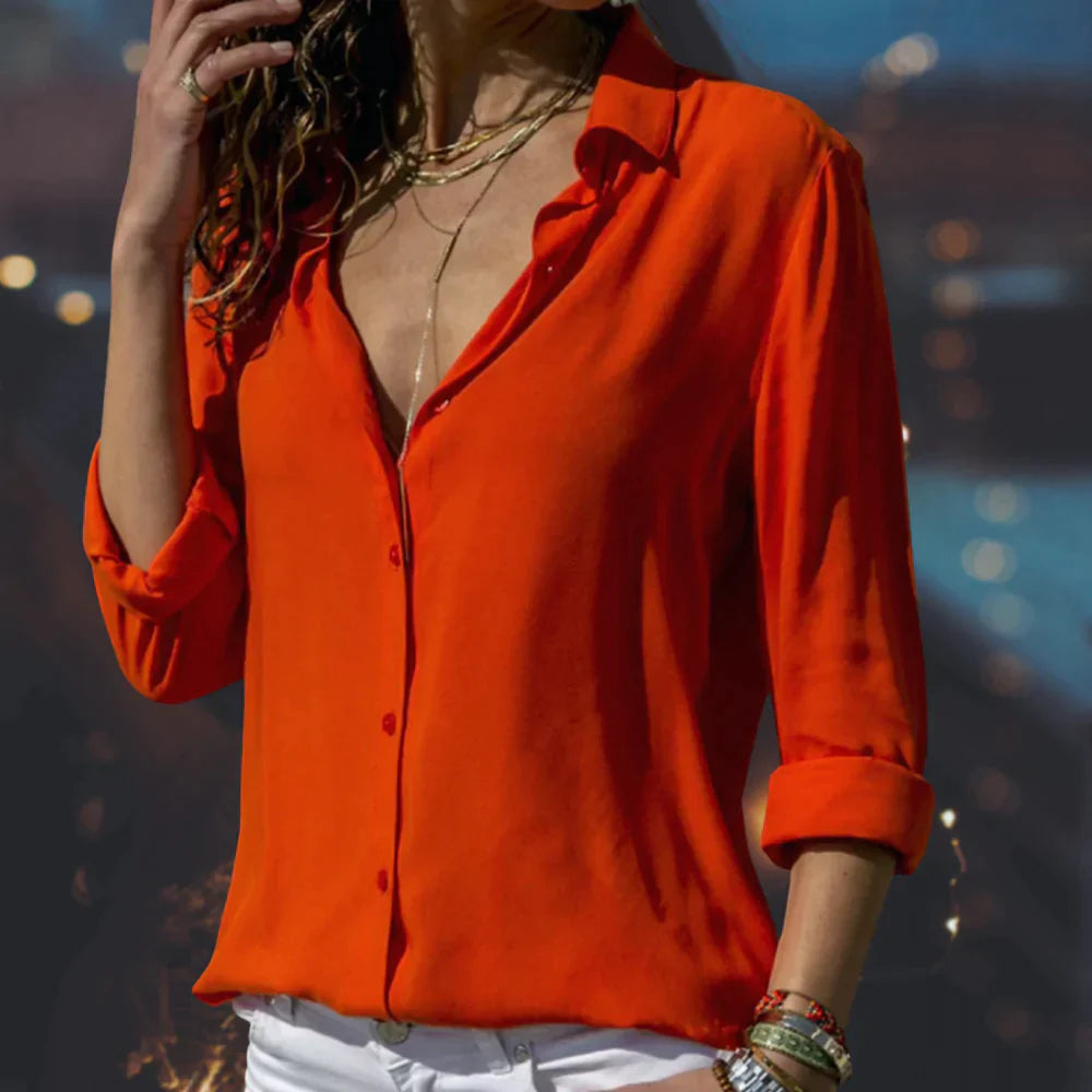 Blouse chic et sophistiquée pour femme idéale pour toutes les occasions