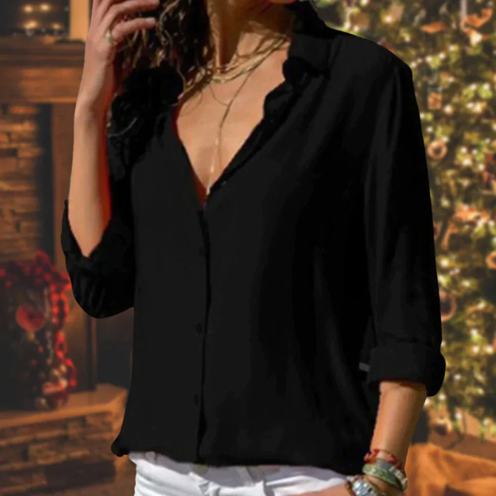 Blouse chic et sophistiquée pour femme idéale pour toutes les occasions