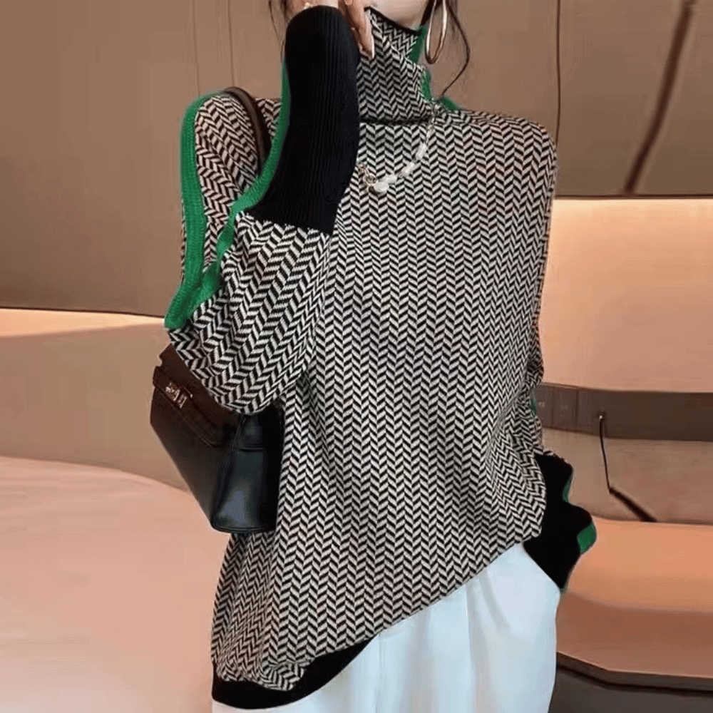 Chic et confortable pull à col roulé pour un style intemporel