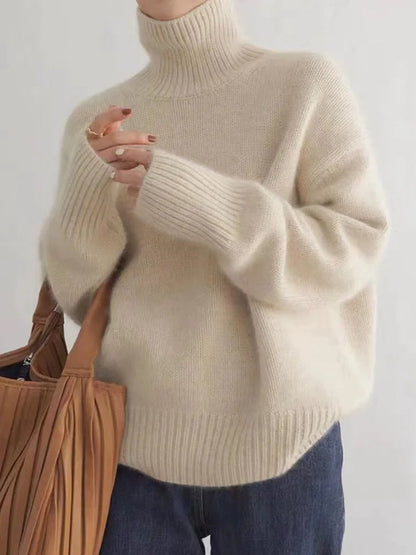 Pull chic à col roulé élégant pour un style raffiné et moderne