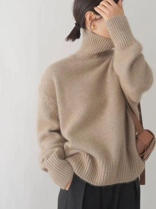 Pull chic à col roulé élégant pour un style raffiné et moderne
