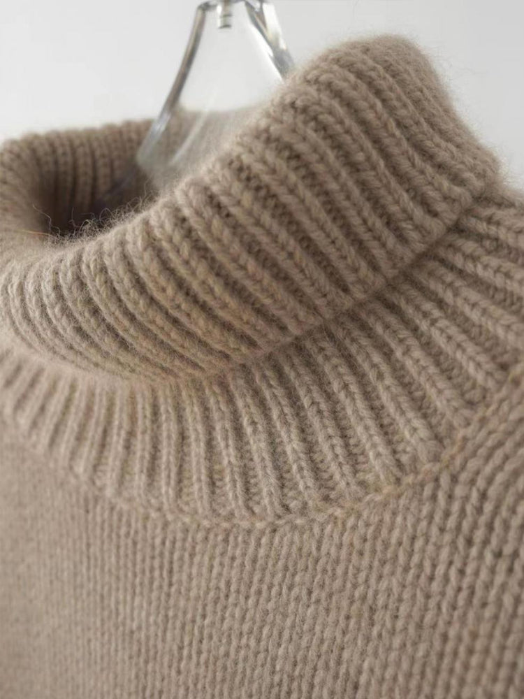Pull chic à col roulé élégant pour un style raffiné et moderne