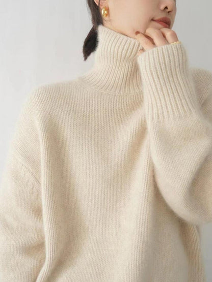 Pull chic à col roulé élégant pour un style raffiné et moderne