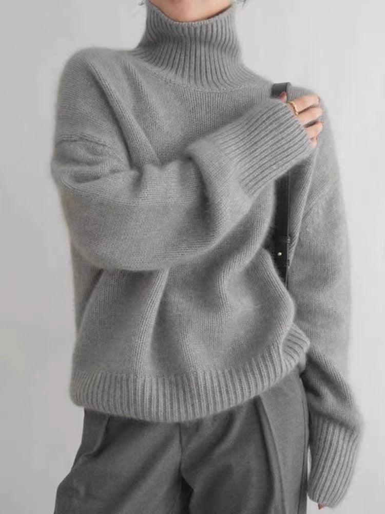 Pull chic à col roulé élégant pour un style raffiné et moderne