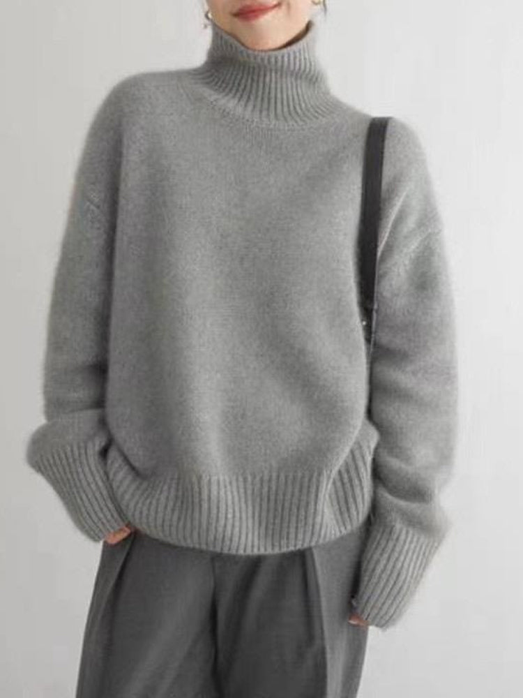 Pull chic à col roulé élégant pour un style raffiné et moderne