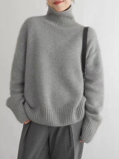 Pull chic à col roulé élégant pour un style raffiné et moderne