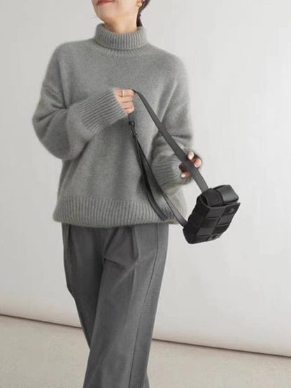 Pull chic à col roulé élégant pour un style raffiné et moderne