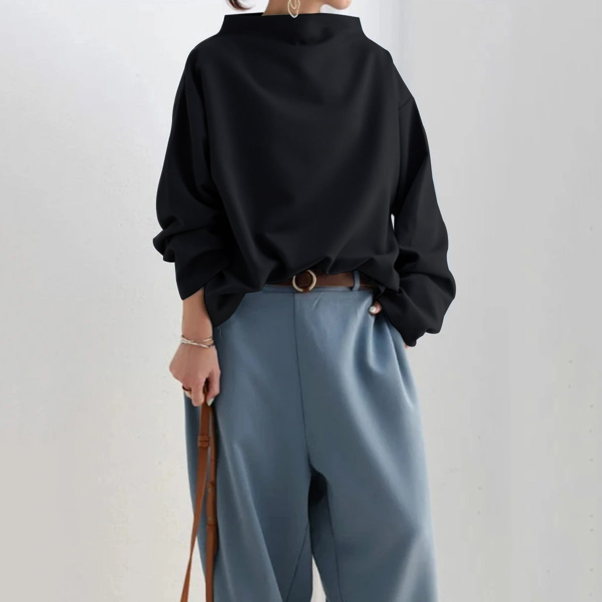 Pull chic oversized élégant pour un style décontracté sophistiqué