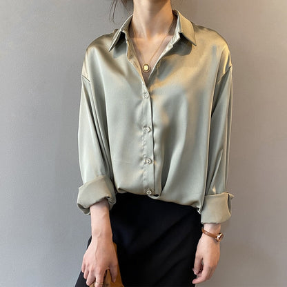 Blouse vintage élégante et chic pour femme au style raffiné