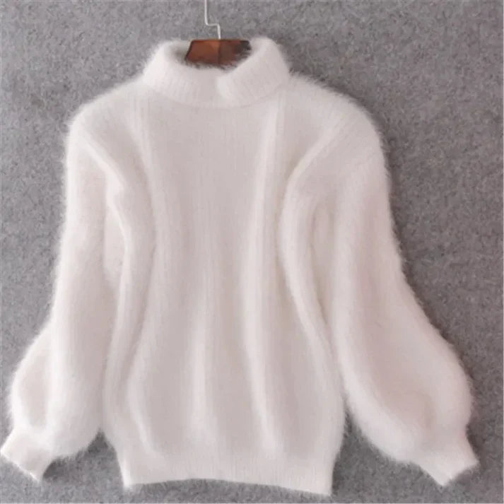 Pull d'hiver col montant très doux pour un confort optimal
