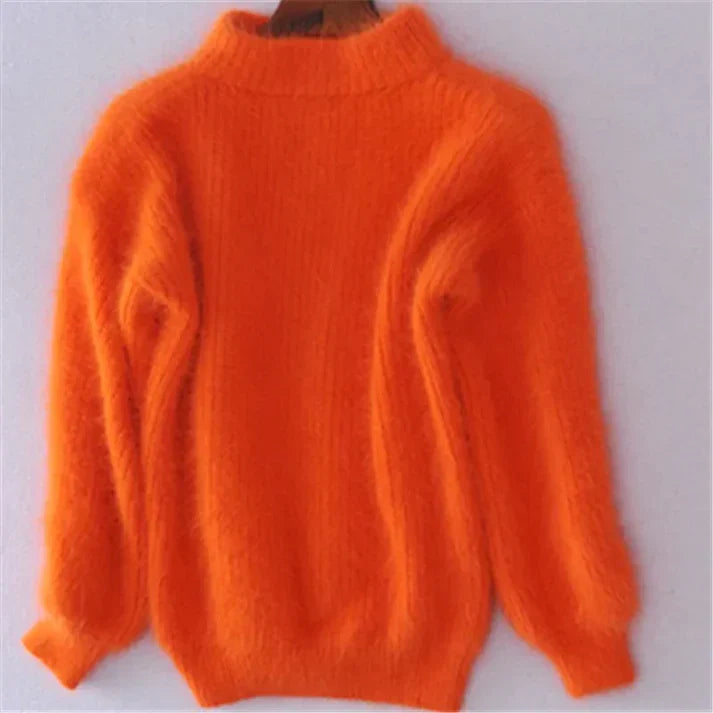Pull d'hiver col montant très doux pour un confort optimal