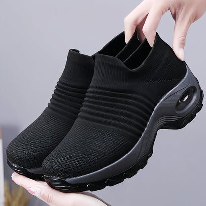 Baskets de Marche Femme Pratiques Confort Optimisé Sans Lacets