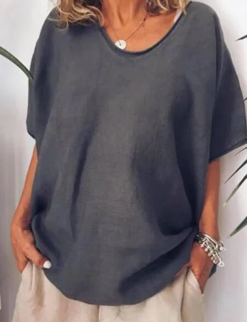 T-shirt Blanc Femme Oversized pour un look décontracté et tendance