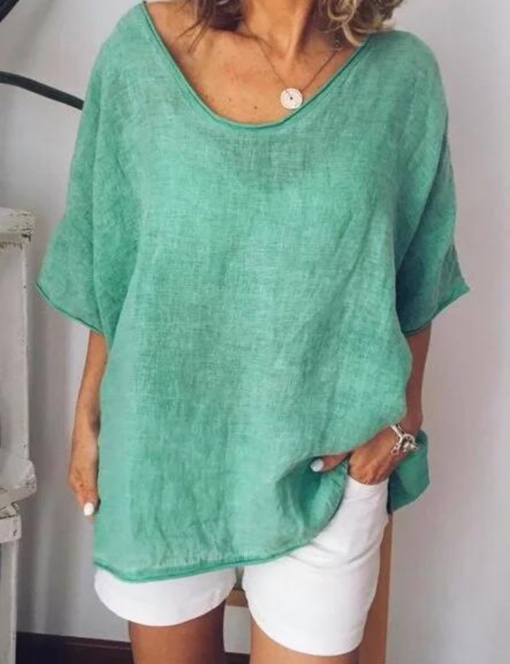 T-shirt Blanc Femme Oversized pour un look décontracté et tendance