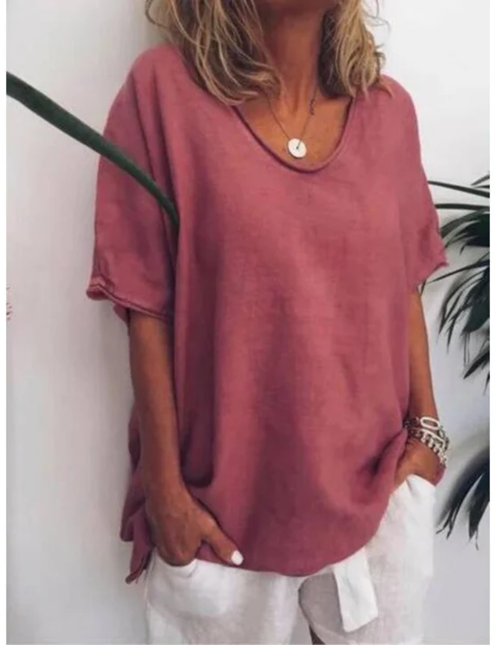 T-shirt Blanc Femme Oversized pour un look décontracté et tendance