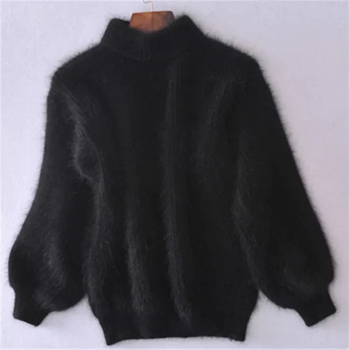 Pull d'hiver col montant très doux pour un confort optimal
