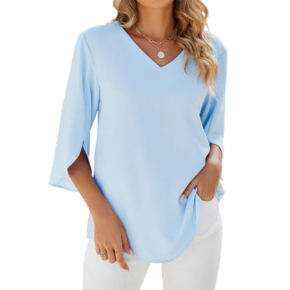 Blouse féminine à la coupe décontractée pour un style effortless