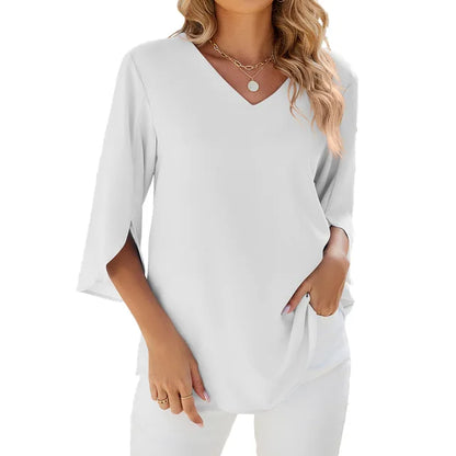 Blouse féminine à la coupe décontractée pour un style effortless