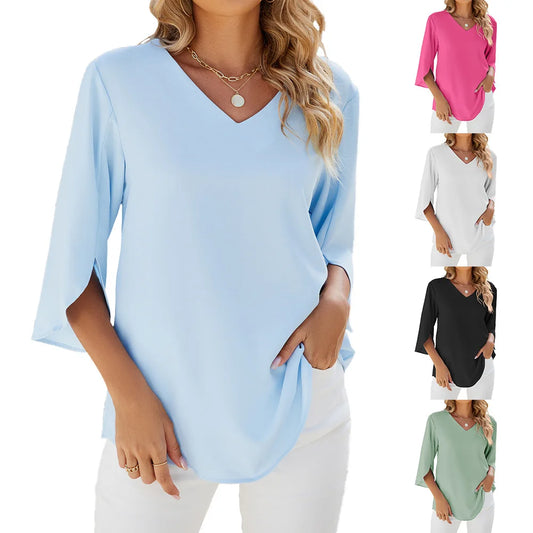 Blouse féminine à la coupe décontractée pour un style effortless